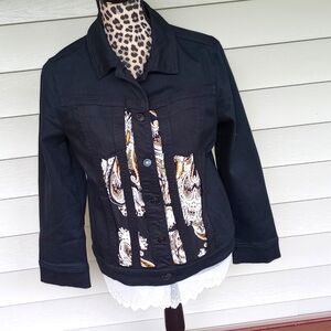 Upcycled jean jacket